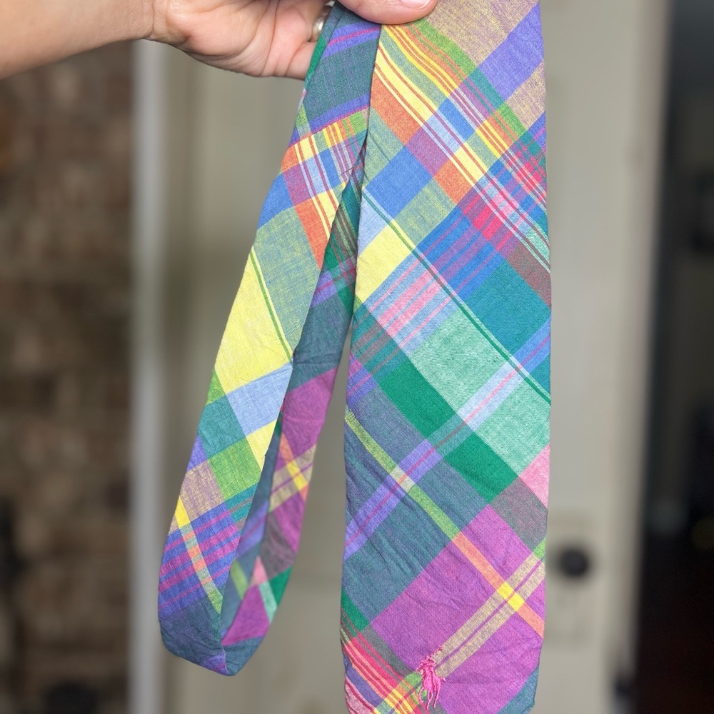Colorful Plaid Tie